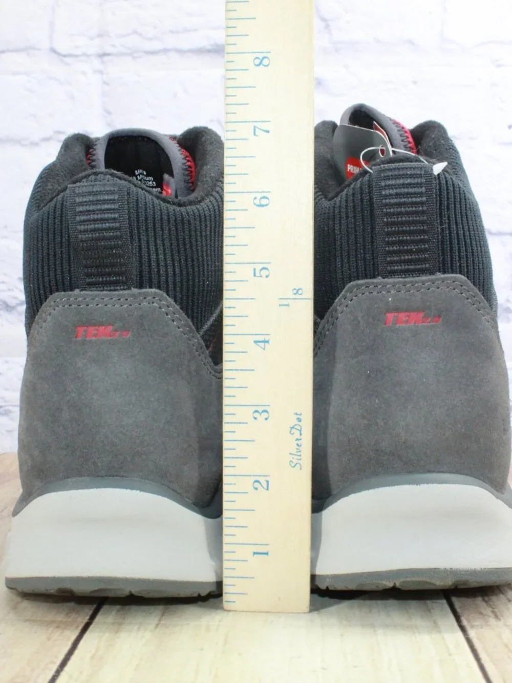 LL Bean Snow Sneaker 5 Gray Suede Waterproof Insulated Winter Boots Size 13 NWT